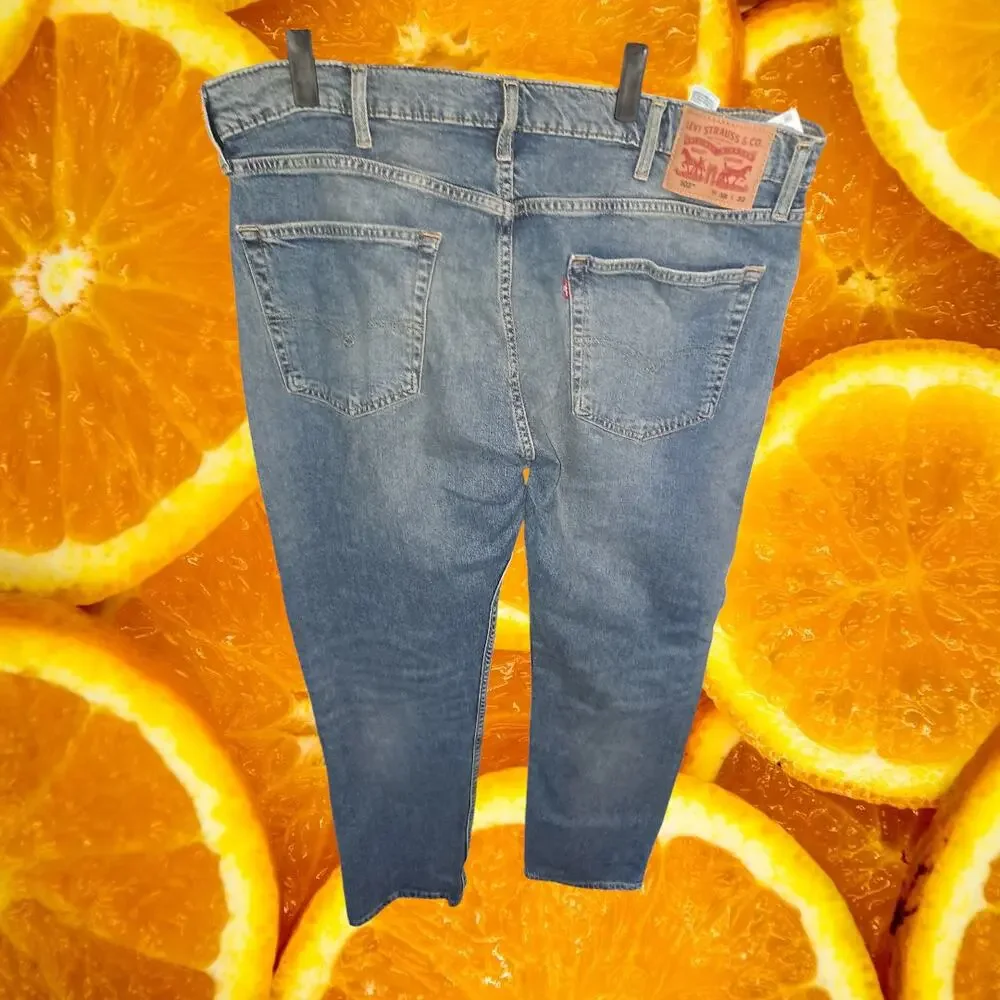 Levi's 502 Straight Leg Denim Jeans Size‎ 38x32